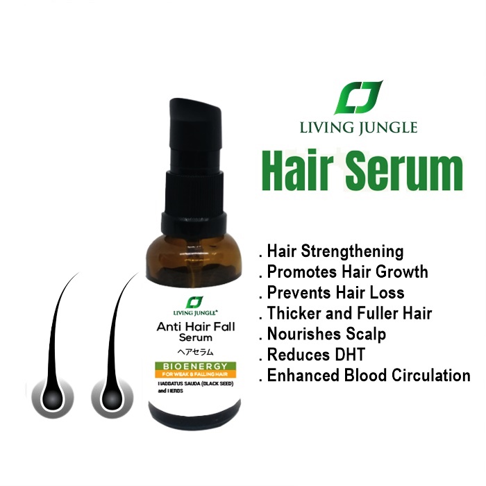 Buy Living Jungle Anti Hair Fall Serum 30ml / Serum Anti Rambut Gugur ...