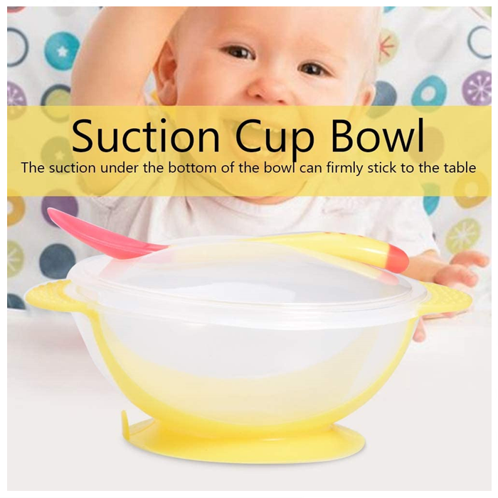 Buy Baby Suction Cup Bowls Set, Feeding Tableware Kids Training Bowl ...