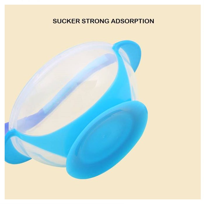 Buy Baby Suction Cup Bowls Set, Feeding Tableware Kids Training Bowl ...