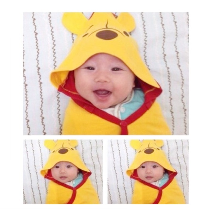 Disney's Winnie the Pooh Baby Hooded Towel