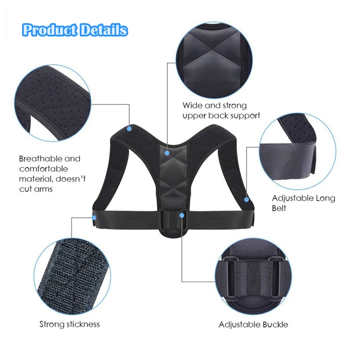 Posture Corrector Humpback Correction Back Support Brace Shoulder Belt,  Beauty & Personal Care, Bath & Body, Body Care on Carousell