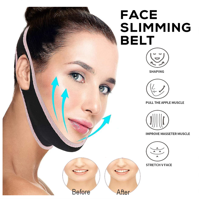 Face Lifting Belt Stretchy Face Shaping Line Face Toning Belt Skin