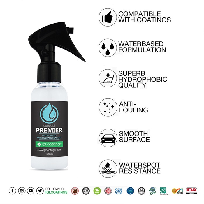 Buy IGL Coatings Ecocoat Premier Ultimate Car Ceramic Coating ...