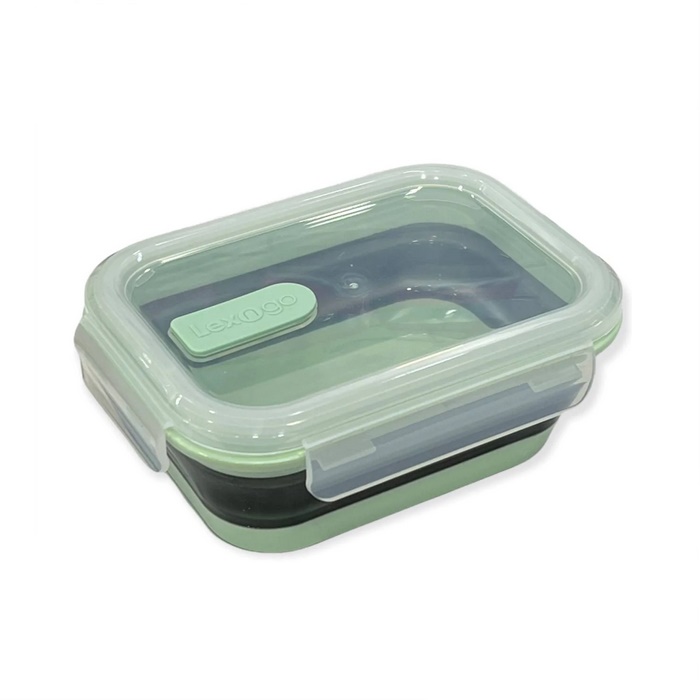 Buy LEXNGO Collapsible Silicone Food Storage 1200ml Containers with ...