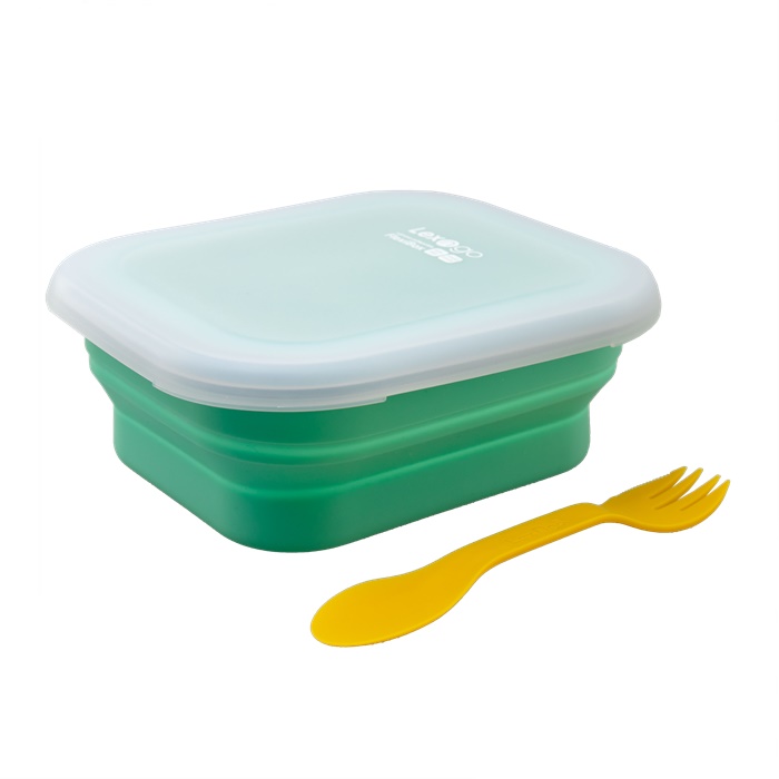 Buy Lexngo Collapsible Silicone Bento Lunch Box - Container with Lid ...