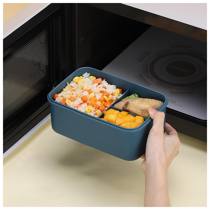 Buy Microwave Safe Lunch Box Storage Container Kids Adults School ...