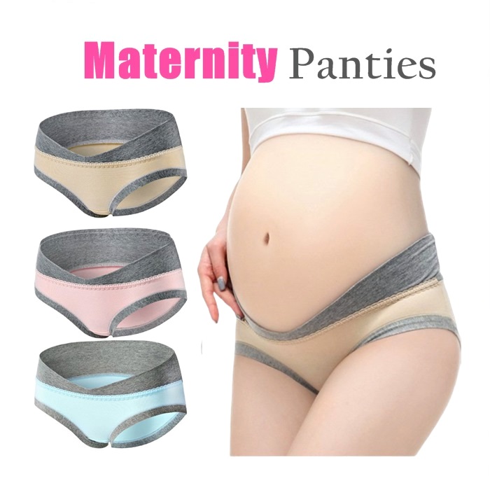 Mrat Seamless Lingerie Women's Briefs Underwear Cotton Ladies Comfortable  Prenatal Solid Color Lace Large Size Abdominal Maternity Panties High  Waiste Underpants High Waisted Soft Full Briefs 