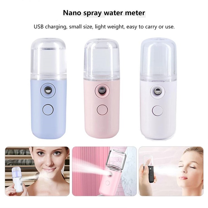 Buy Nano Water Spray - 30ml USB Handy Nano Mist Spray Face Facial ...