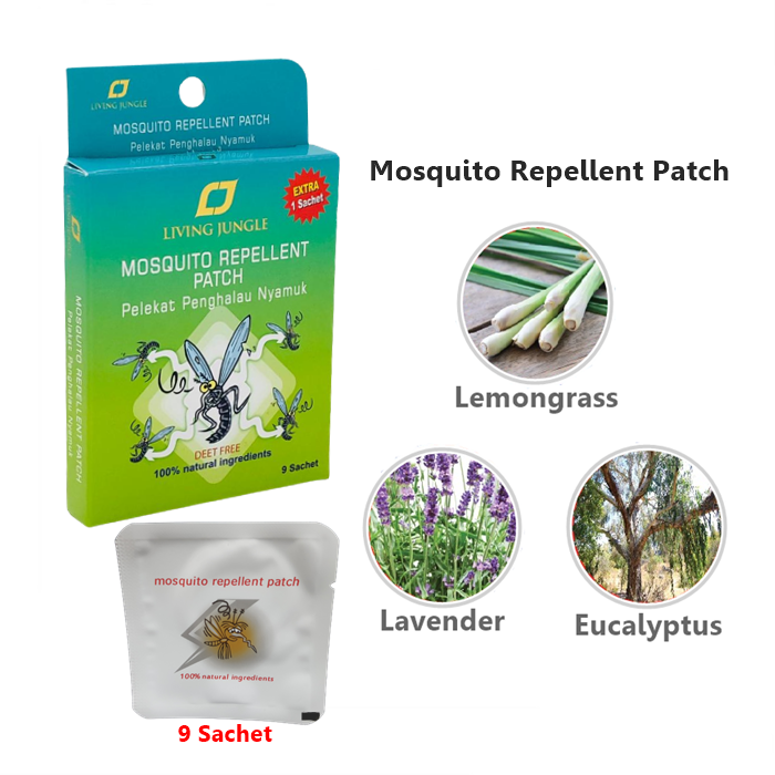 Buy Living Jungle Mosquito Repellent Patch 9 Sachet | car accessories ...