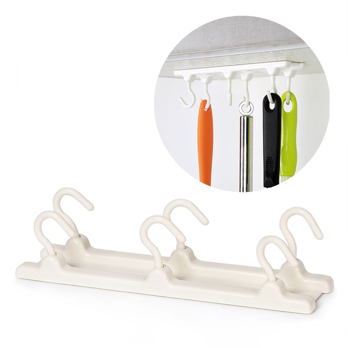 Buy Kitchen/cabinet Six-hook Wall Hook Holder | car accessories | pet ...