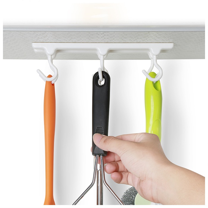 Buy Kitchen/cabinet Six-hook Wall Hook Holder | car accessories | pet ...