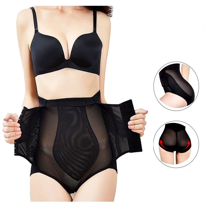 High Waste Girdle Tummy Control Sexy Corset Lingerie Adjustable