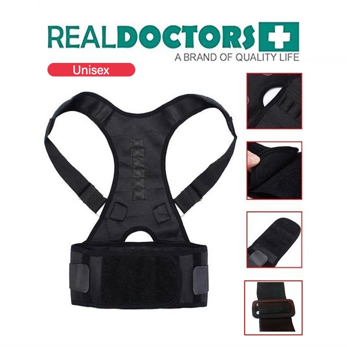 Dr. Pure Back Brace Posture Corrector for Women and Men - Adjustable Back  Support Belt Posture Corrector