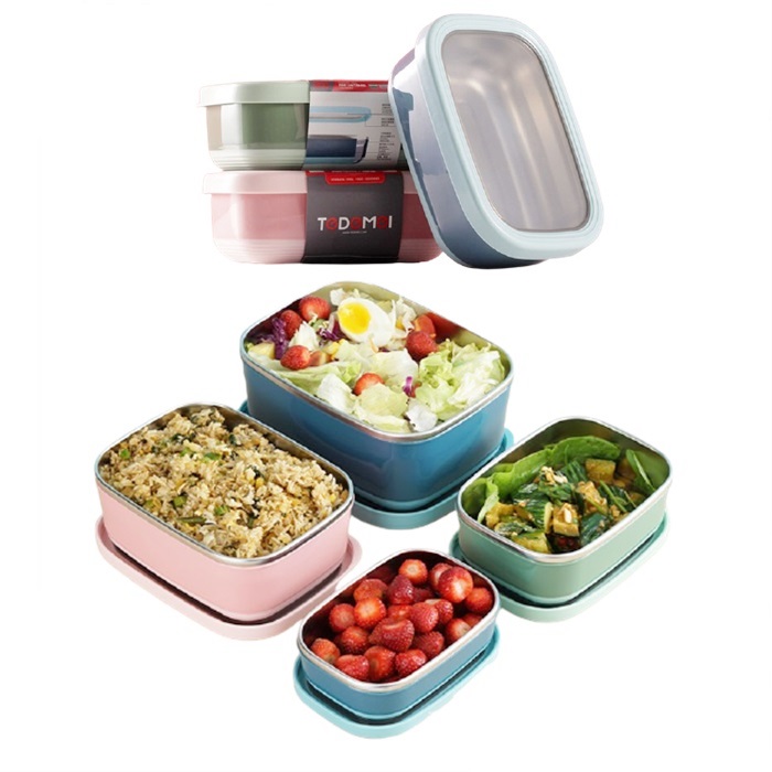 Plastic Lunch Box, Portable Bento Box For Camping And Picnic