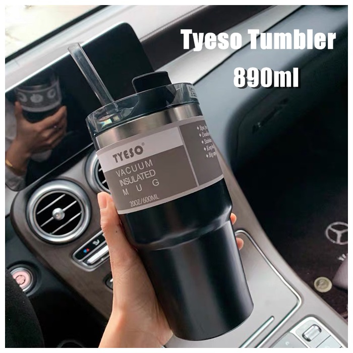 TYESO Thermal Cup Thermos Water Bottle for Coffee Mug Stainless