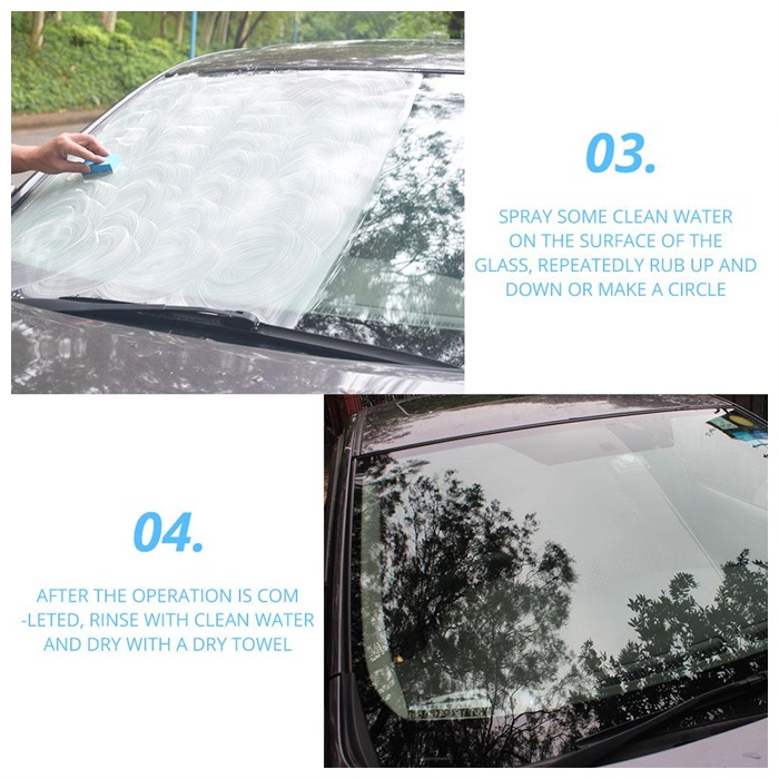 Buy Glass Stripper Water Spot Remover - Windshield Cleaner, Car Window  Glass Oil Film Remover, 汽车前挡风玻璃油膜清洗祛除膏, car accessories, pet, electrical, cosmetics