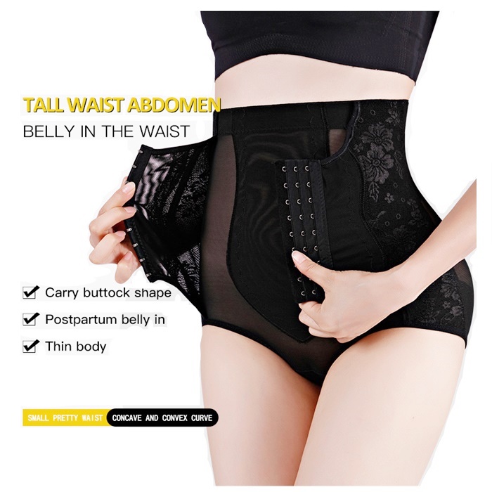 Women Body Shaping Underwear Women Panties High Waist Tummy Control  Slimming Postpartum Figure-shaping High Elasticity Wide Band Soft  Breathable Lady Underpants High-waisted Brief with Shapewear